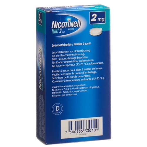 Nicotinell 2mg 36 Lutschtabletten buy online