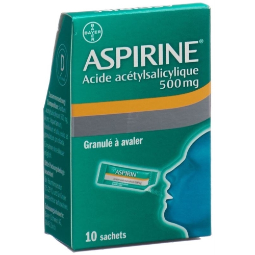 Aspirin Granulat 500mg 10 Beutel buy online