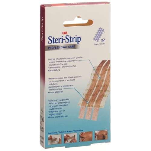 3M Steri Strip Elastisch 6x75mm Beige 2x 3 Stück buy online