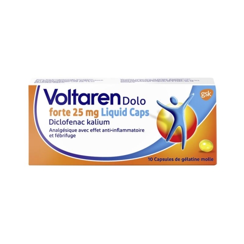 Voltaren Dolo Forte Liquid 25mg 10 Kapseln buy online