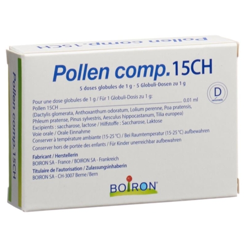 Boiron Pollen Comp. Globuli Ch 15 5x 1 Dos buy online