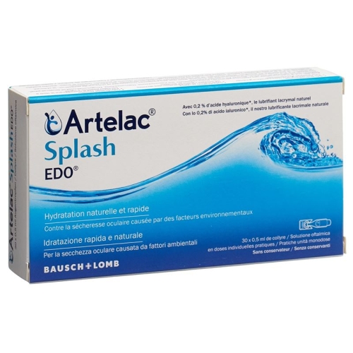 Artelac Splash Edo Augentropfen 30 Monodosis 0.5ml buy online