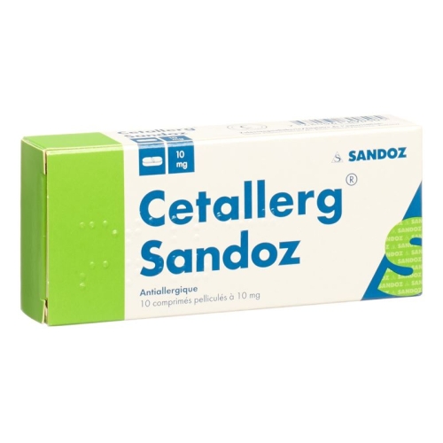 Cetallerg Sandoz Filmtabletten 10mg 10 Stück buy online