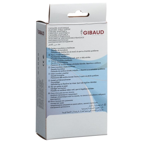 Gibaud Sprunggelenkbandage Anat L 25-28cm schwarz buy online