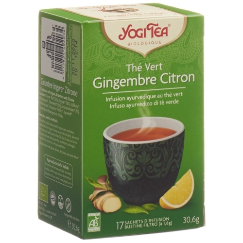 Yogi Green Tea Ingwer Zitrone Beutel 17 Stück buy online