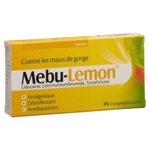 Mebu-lemon Lutschtabletten 24 Stück buy online