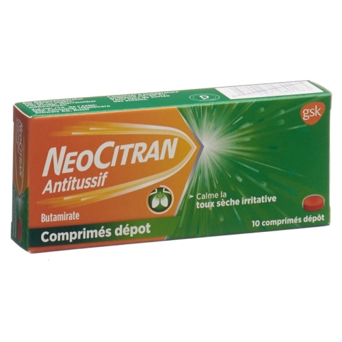 NeoCitran cough suppressants Depottabl 50 mg 10 pcs