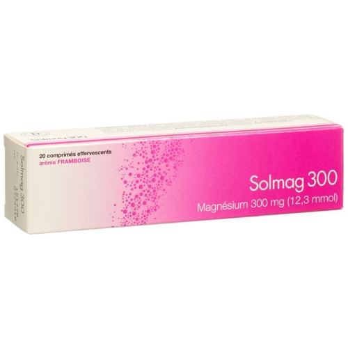 Solmag 300 Brausetabl raspberry flavor Ds 20 pcs