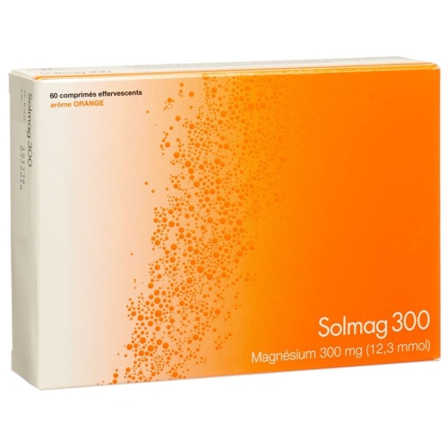 Solmag 300 Brausetabl orange flavor Ds 60 pcs