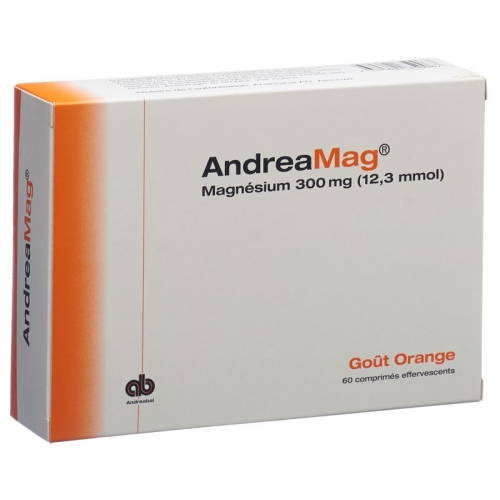 Andreamag Brausetabl 300 mg Orange flavor 60 pcs