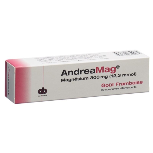 Andreamag Brausetabl 300 mg with raspberry flavor 20 pcs