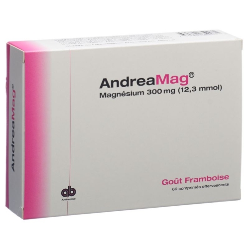 Andreamag Brausetabl 300 mg with raspberry flavor 60 pcs