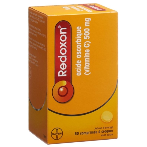 Redoxon Kautabl 500 mg orange flavor sugarless 60 pcs