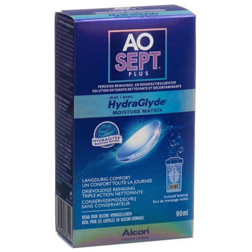 Aosept Plus with 90 ml HydraGlyde