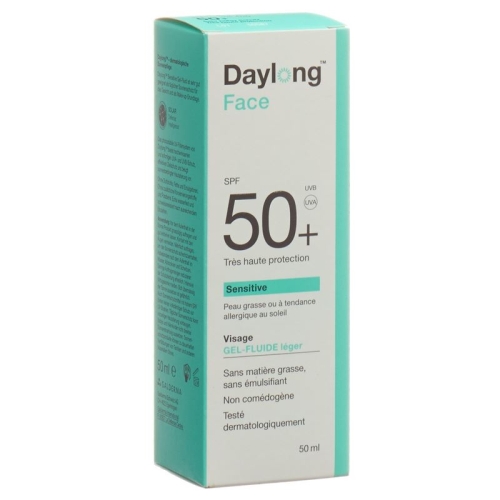 Daylong Sensitive Face cream gel / fluid SPF50 + Tb 50 ml