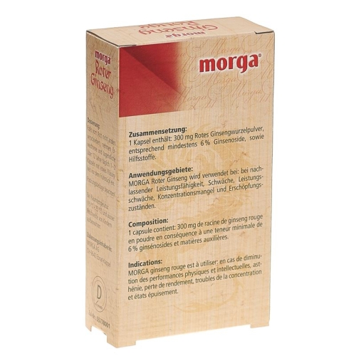 Morga Roter Ginseng Kapseln 30 Stück buy online