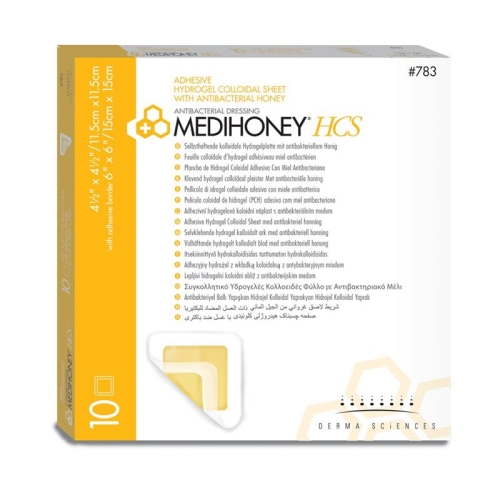 Medihoney Antibacterial Hcs 11x11cm 10 Stück buy online