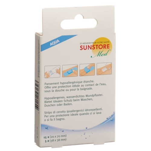 Sunstore Med Wasserdichte Pflaster Ass 20 Stück buy online