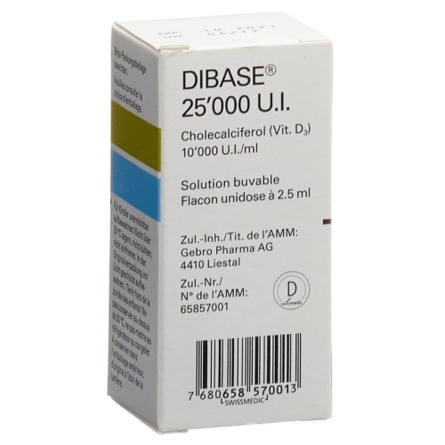 Dibase Lösung 25000 Ie Flasche 2.5ml buy online