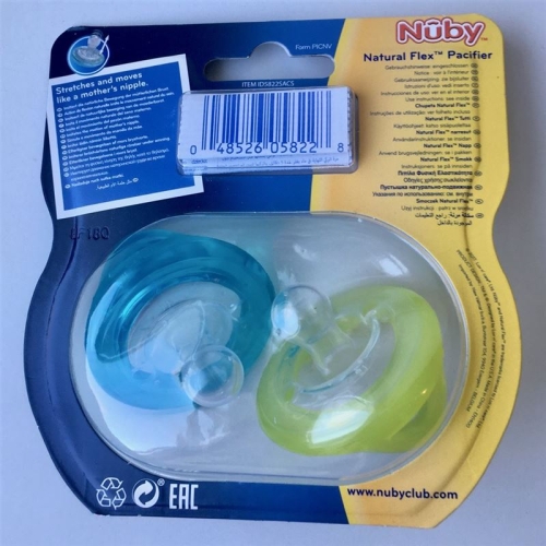 Nuby Nuggi Flex 0-6 Monate 2 Stück buy online