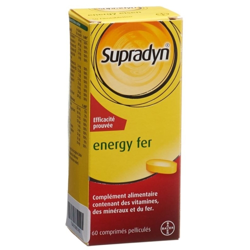 Supradyn Energy Iron Filmtablets Tin 60 pieces buy online