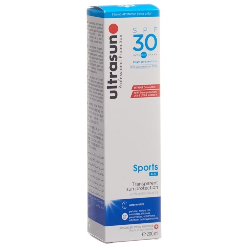 Ultrasun Sport Gel SPF 30 bottle 200ml buy online