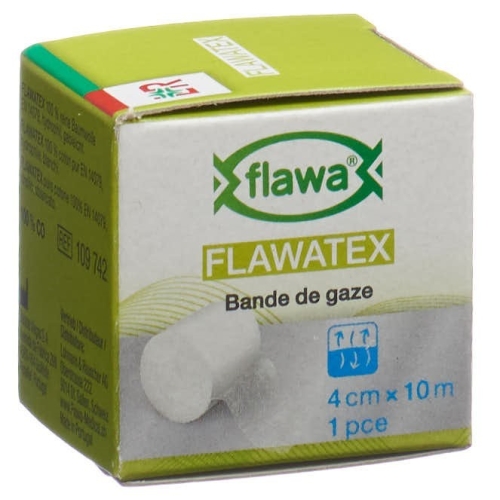 Flawa Flawatex gauze bandage inelastic 4cmx10m