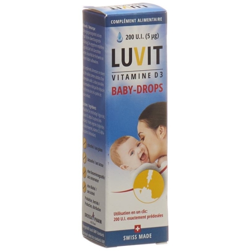 Luvit Vitamin D3 Baby-Drops Tropfflasche 10ml buy online