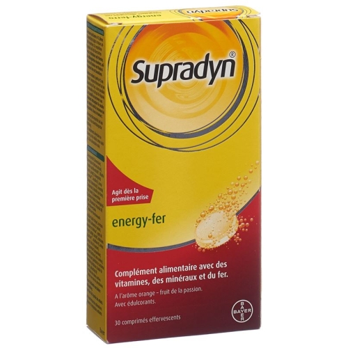 Supradyn Energy iron effervescent tablets 30 pieces buy online