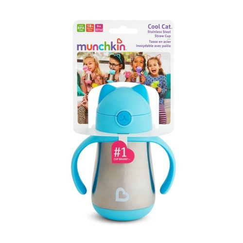 Munchkin Cool Cat Edelstahlflasche 237ml 18m+ buy online