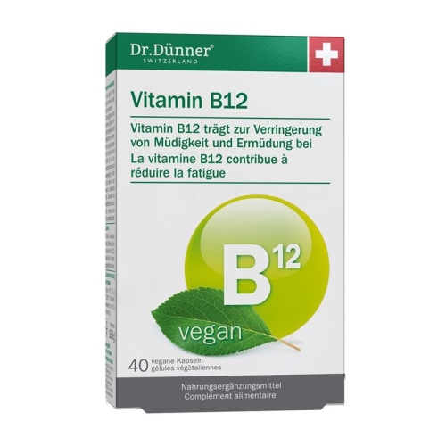 Dr. Dünner Vitamin B12 Capsules vegan 40 pieces buy online