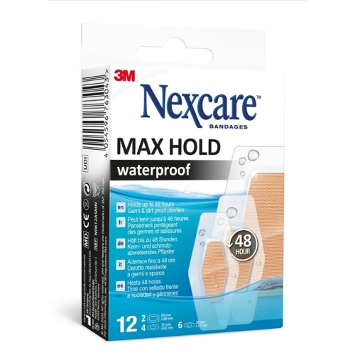 3M Nexcare Maxhold 3 Grössen Ass 12 Stück buy online