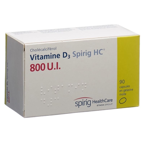 Vitamin D3 Spirig HC Kapseln 800 Ie 90 Stück buy online