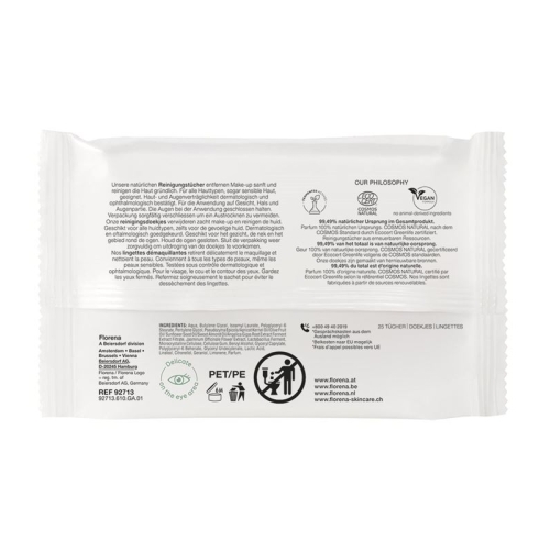 Florena Fermented Skincare Cleansing Wipes 25 Stück buy online