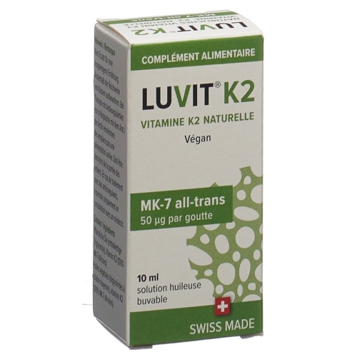 Luvit K2 Natürliches Vitamin Tropfflasche 10ml buy online