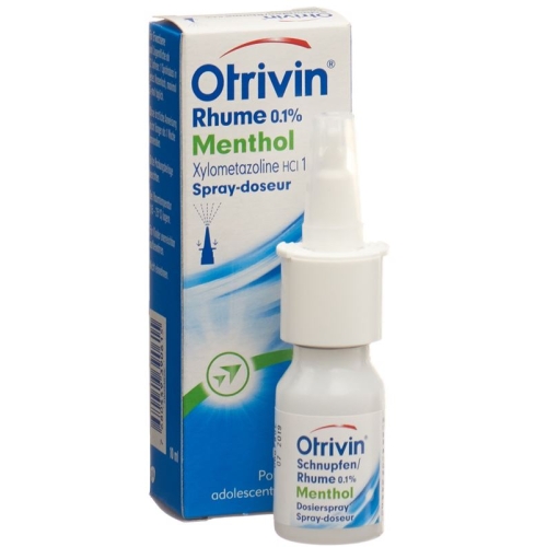 Otrivin Schnupfen Dosierspray 0.1% mit Menthol 10ml buy online