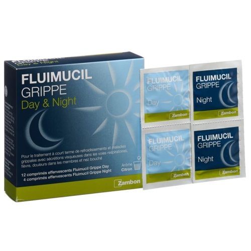 Fluimucil Grippe Day Night 16 Brausetabletten buy online