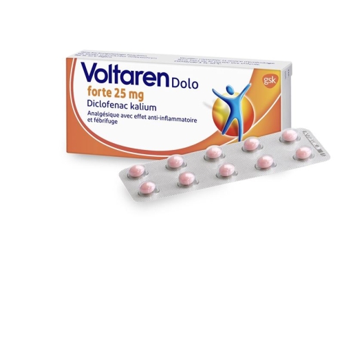 Voltaren Dolo Forte 25mg 10 Dragées buy online