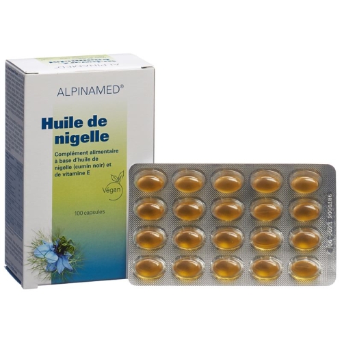 Alpinamed Black Cumin Oil Capsules 100 pieces buy online