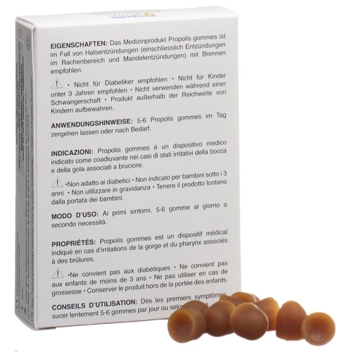 Propolis gommes Honey Eucalyptus 45 g