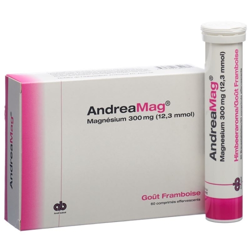 Andreamag Brausetabl 300 mg with raspberry flavor 60 pcs