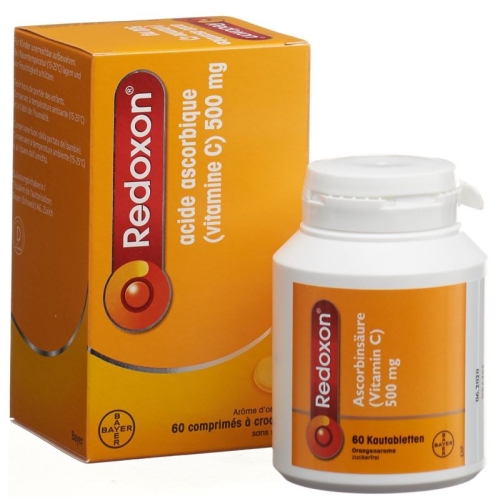 Redoxon Kautabl 500 mg orange flavor sugarless 60 pcs