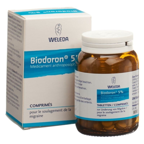 Biodoron 5% Tabl Glasfl 250 pcs