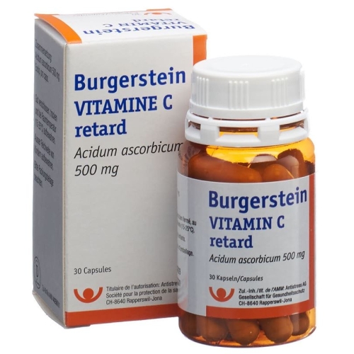 BURGERSTEIN Vitamin C Ret capsules 500 mg buy online