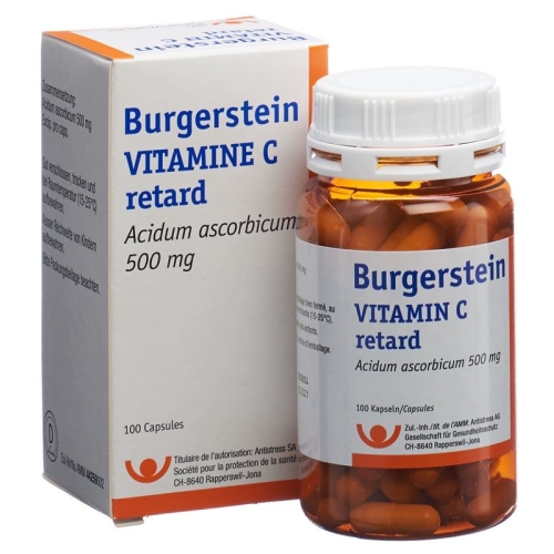 BURGERSTEIN Vitamin C Ret capsules 500 mg buy online