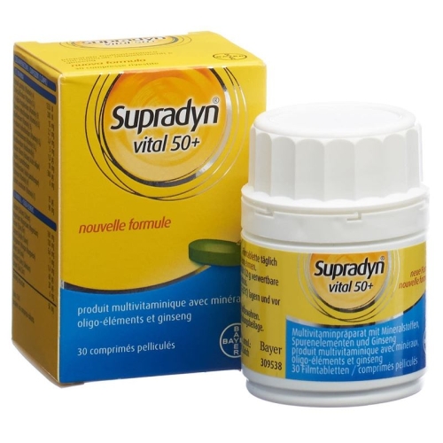 Supradyn Vital 50+ Filmtabletten (neu) 30 Stück buy online