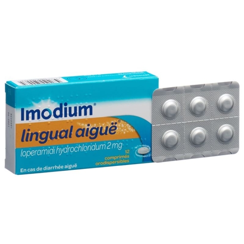 Imodium Lingual Akut Schmelztabletten 2mg 12 Stück buy online