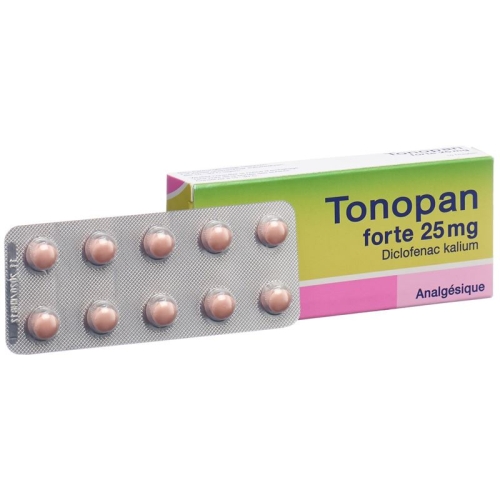 Tonopan Forte Dragees 25mg 10 Stück buy online