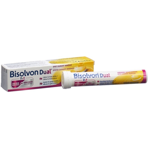 Bisolvon Dual 2 In 1 lozenges 18 pieces buy online