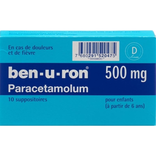 Ben U Ron 500mg 10 Zäpfchen buy online